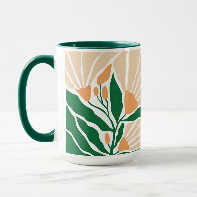 Caneca Ilustração Floral (Esquerda)