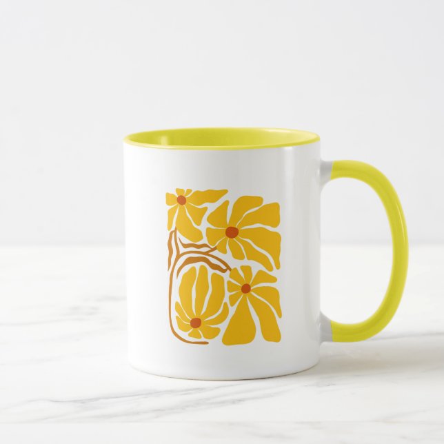 Caneca Ilustração Floral (Direita)