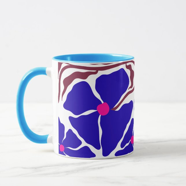 Caneca Ilustração Floral (Esquerda)