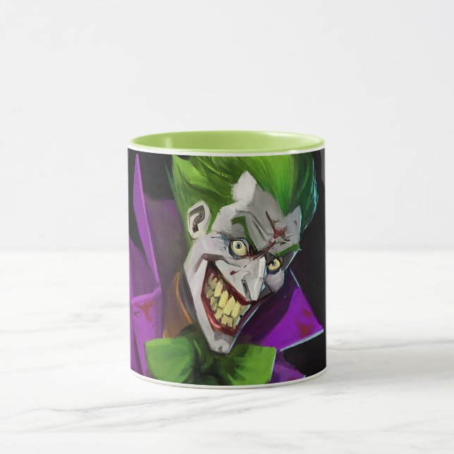 Caneca Ilustração Infinita de Coringa de Crise (Centro)