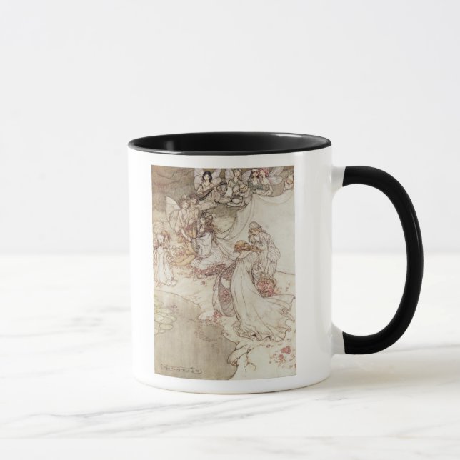 Caneca Ilustração para um conto de fadas, Fa de Arthur (Direita)