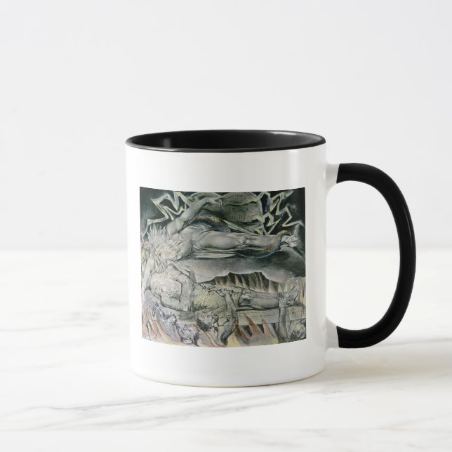 Caneca Ilustrações de William Blake | do livro de (Direita)