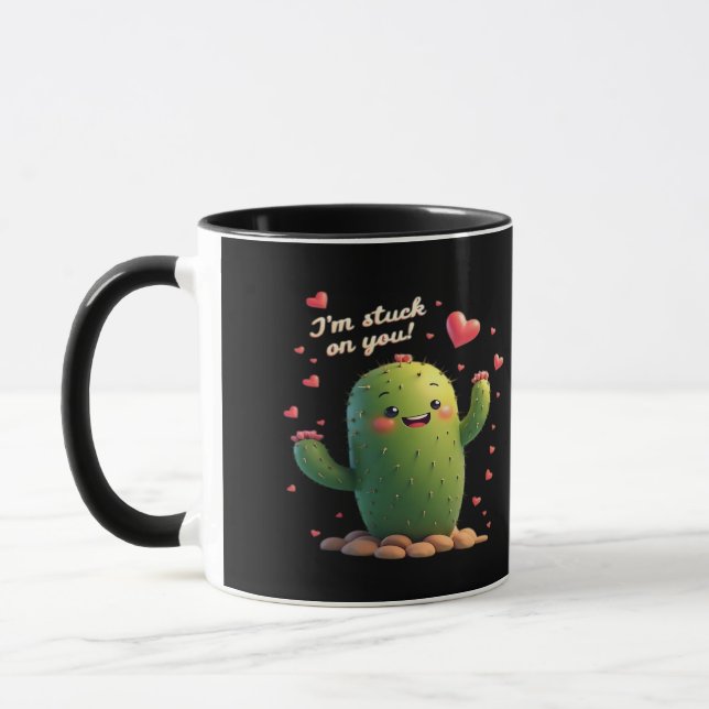 Caneca Im Stuck On You Classic Romantic Style  (Esquerda)