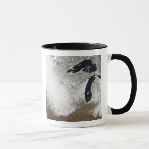 Caneca imagem da Verdadeiro-cor da neve