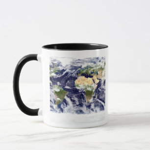Caneca Imagem de cor verdadeira de toda a Terra