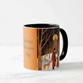 Caneca Imagem de Neve da Era do Natal