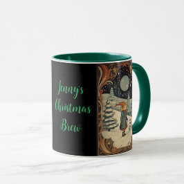 Caneca Imagem de Neve da Era do Natal