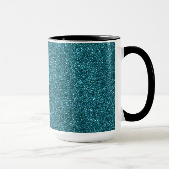 Caneca Imagem do brilho na moda da cerceta (Direita)