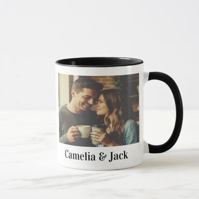 Caneca Imagem e texto personalizados  (Direita)