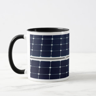 Caneca Imagem engraçada do painel de energia solar