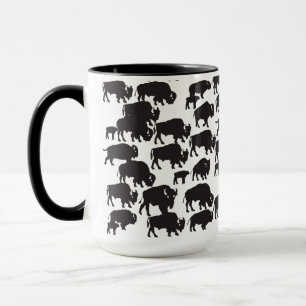 Caneca Imagem gráfica - búfalo