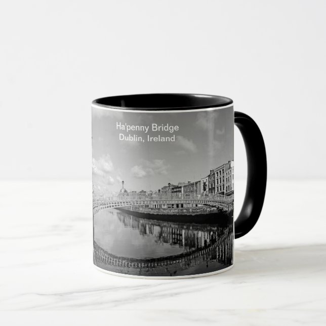 Caneca Imagem irlandesa para Black Combo Mug (Frente Esquerda)
