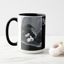 Caneca Imagem Personalizada de Collie de Borda