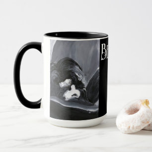 Caneca Imagem Personalizada de Collie de Borda
