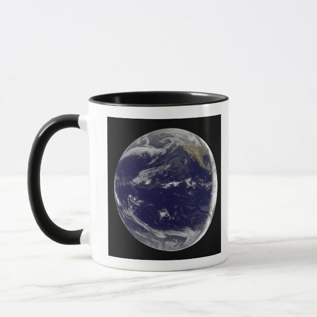 Caneca Imagem satélite da Terra 2 (Esquerda)