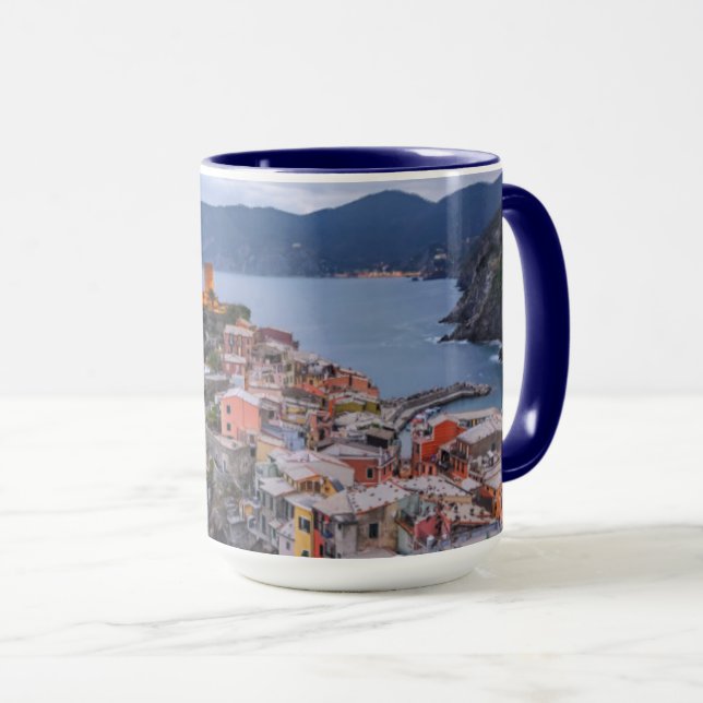 Caneca Imediatamente depois do por do sol | Vernazza, (Frente Esquerda)