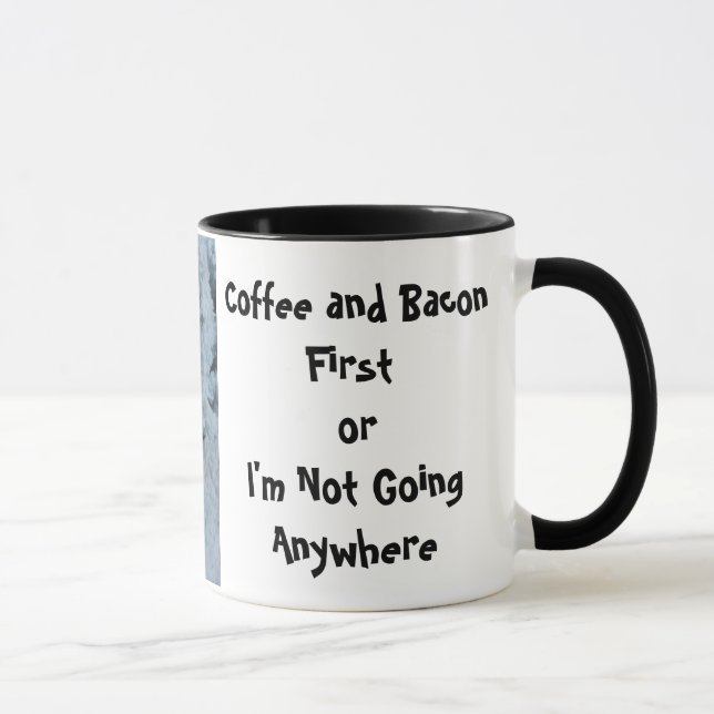 Caneca IMG_0318, o café e o bacon primeiramente ou eu não (Direita)