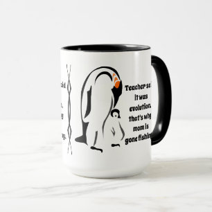 Caneca Imperador Pinguim em Pé com Filho