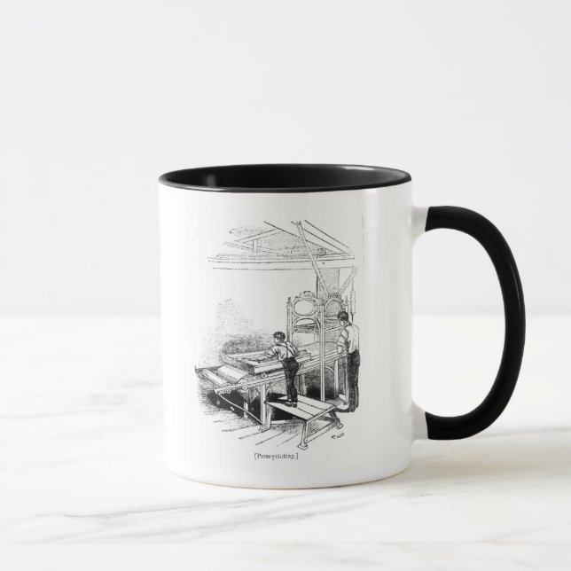 Caneca Imprensa-impressão (Direita)