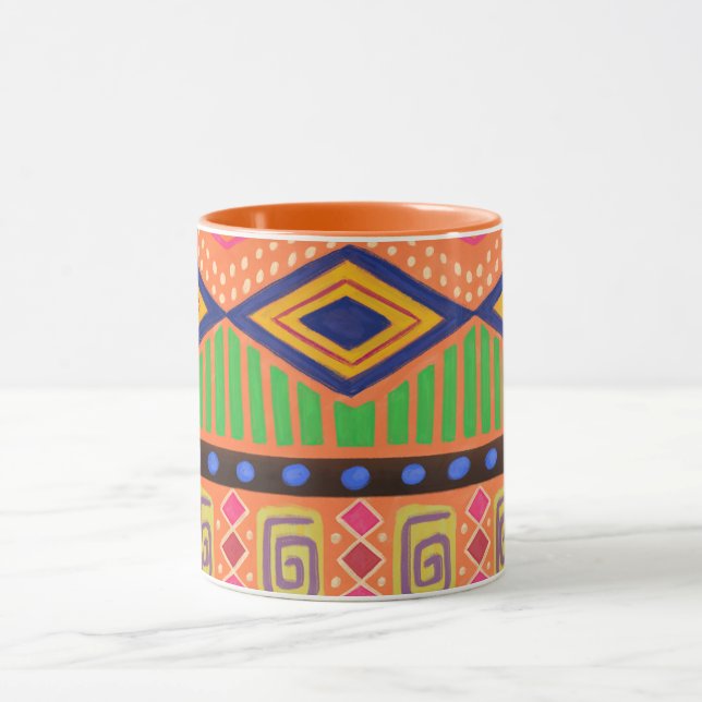 Caneca Impressão Africana (Centro)
