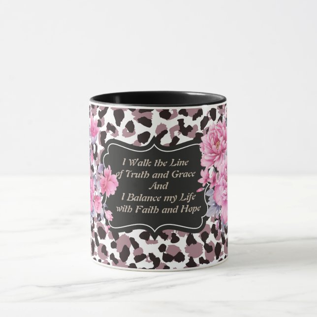 Caneca Impressão animal eu passo a linha (Centro)