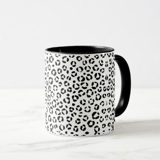 Caneca Impressão Animal Preto e Branco