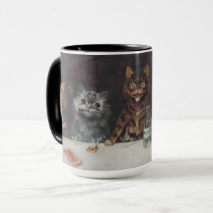 Caneca Impressão de Cats Louis Wain