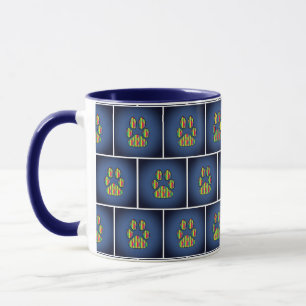 Caneca Impressão de Paw
