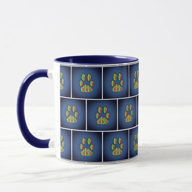 Caneca Impressão de Paw (Esquerda)