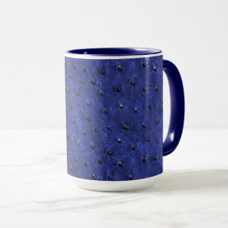 Caneca Impressão de Pele de Avestruz