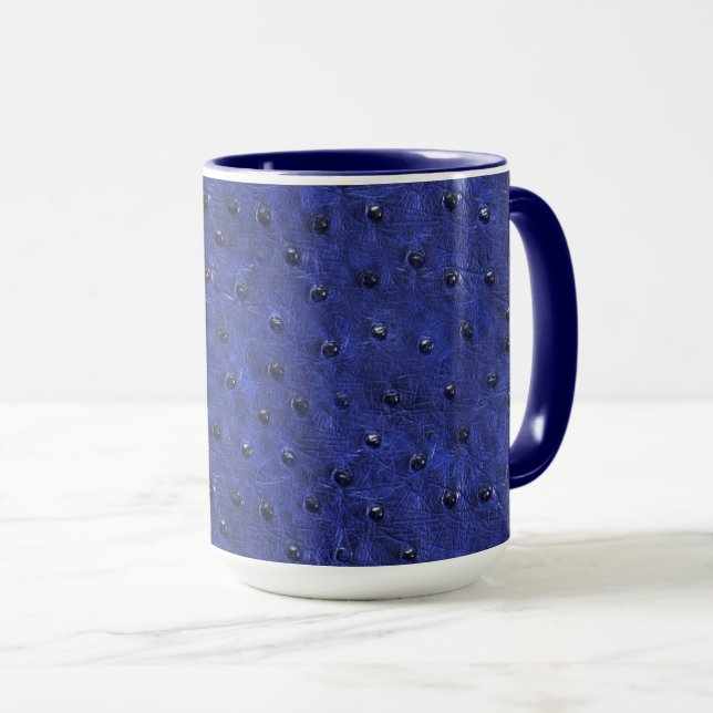 Caneca Impressão de Pele de Avestruz (Frente Esquerda)