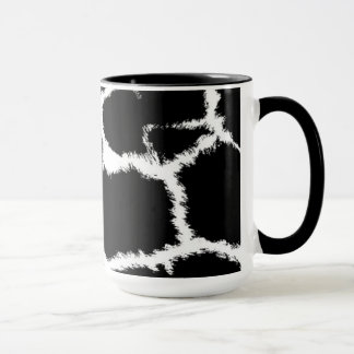 Caneca Impressão de Pelo de Girafa