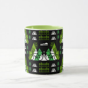 Caneca Impressão de Presente Com Bicicleta