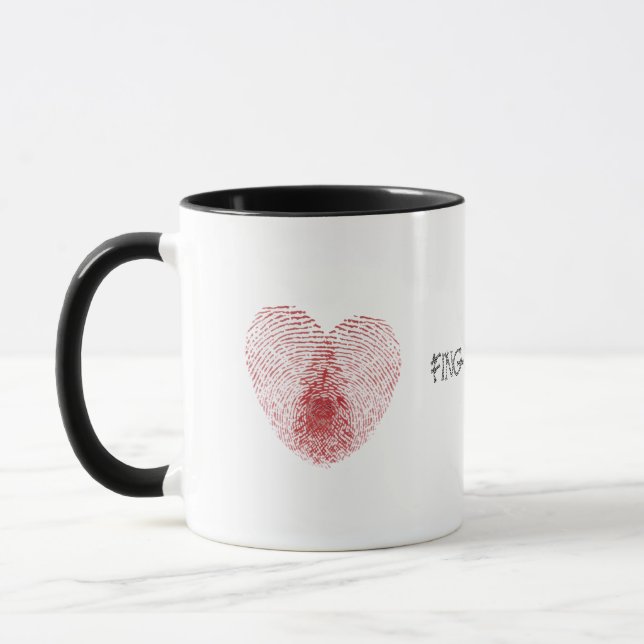 Caneca impressão digital  (Esquerda)