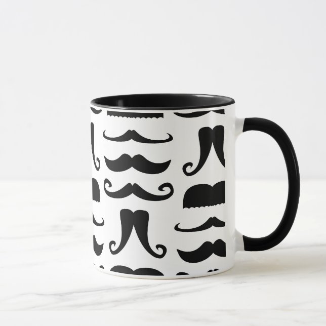 Caneca Impressão do bigode (Direita)