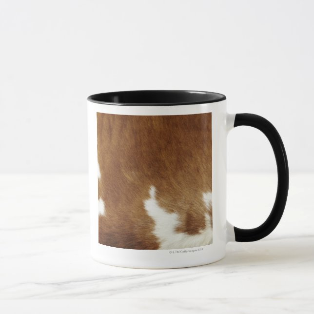 Caneca Impressão do couro de Brown (Direita)