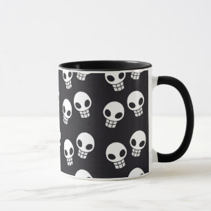 Caneca Impressão do crânio