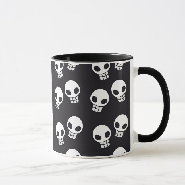 Caneca Impressão do crânio (Direita)