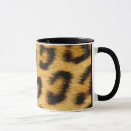 Caneca Impressão do leopardo