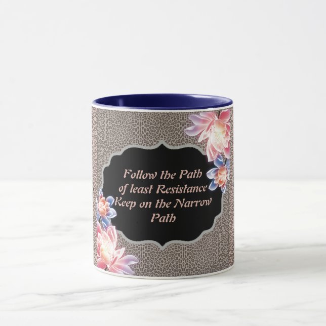 Caneca Impressão em animais com duas tonalidades Siga o c (Centro)