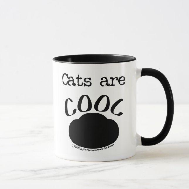 Caneca Impressão legal de Cat-Paw (Direita)