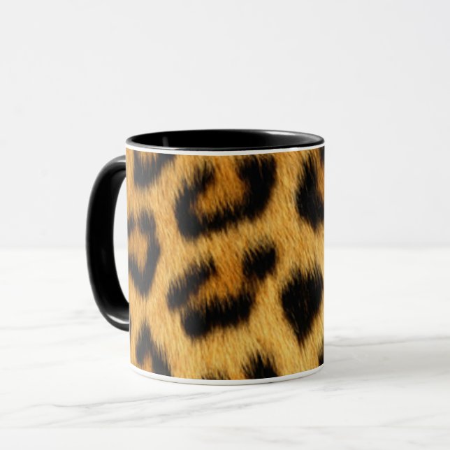 Caneca Impressão Leopardo (Frente Esquerda)