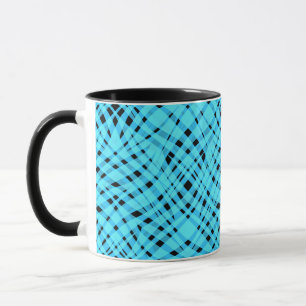Caneca Impressão listrado brilhante geométrico moderno