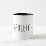 Caneca Impressão personalizado com seu nome<br><div class="desc">Pia batismal de impressão personalizada com seu nome</div>