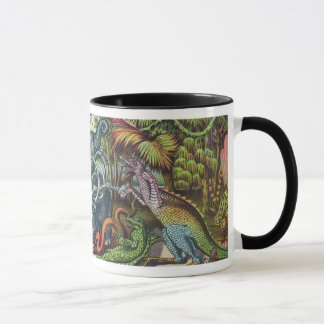 Caneca Impressão pré-histórico da antiguidade dos animais