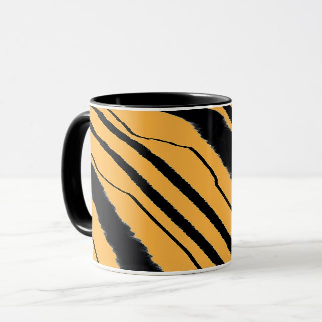 Caneca Impressão preto Tiger (Frente Esquerda)