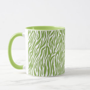 Caneca Impressão Safari Zebra Verde
