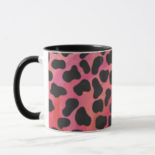 Caneca Impressão vermelho e preto da Dalmácia