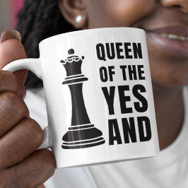 Caneca Improv Chess RAEN OF THE YES AND improvization
