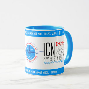Caneca Incheon, elegante Coreia do Sul